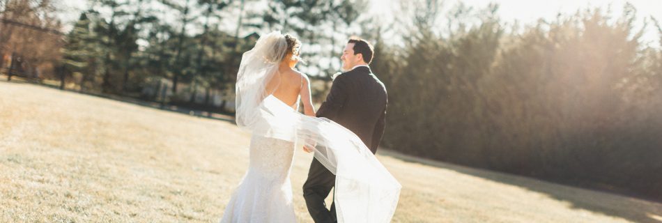 Bride and Groom Sunset Portrait at Madison Hotel