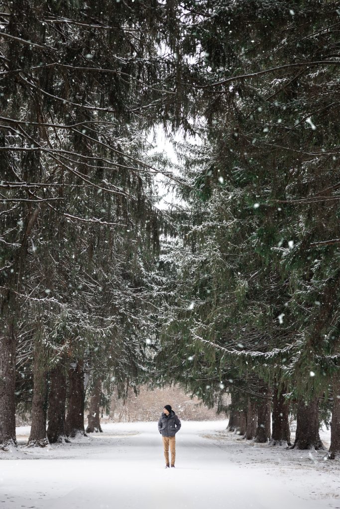 Ricky Cheung Snowfall Environmental Portrait